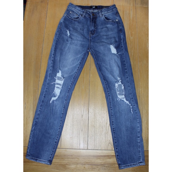 Distressed High Rise Mom Jean Bundle Lot l&M Black Label Denim Forum 25 1 - Picture 2 of 15